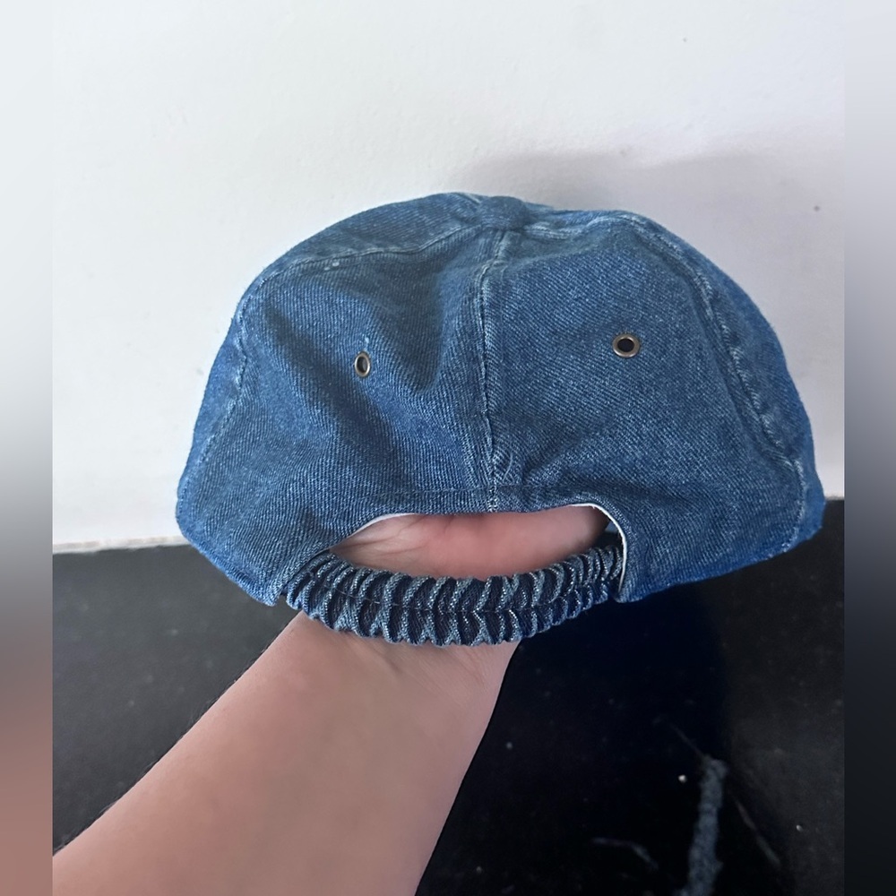 Vintage Disney Tigger Pooh Denim Scrunchback Hat - Picture 3 of 4